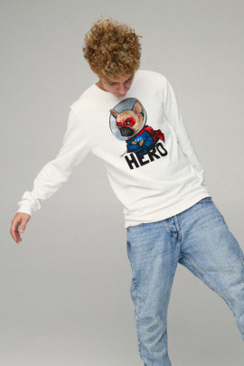 Свитшот мужской BASIC /no flis/