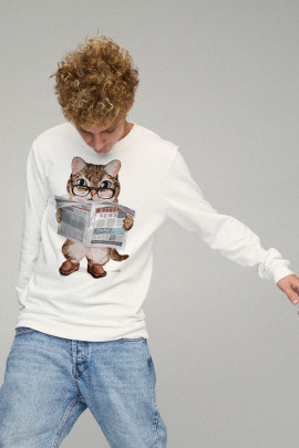 Свитшот мужской BASIC /no flis/