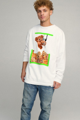Свитшот мужской OVERSIZE /no flis/