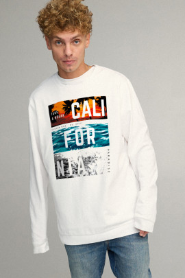 Свитшот мужской OVERSIZE /no flis/