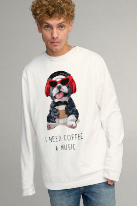 Свитшот мужской OVERSIZE /no flis/