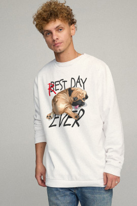 Свитшот мужской OVERSIZE /no flis/