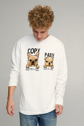 Свитшот мужской OVERSIZE /no flis/