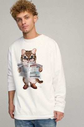 Свитшот мужской OVERSIZE /no flis/