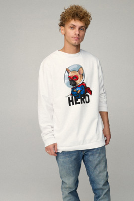 Свитшот мужской OVERSIZE /no flis/