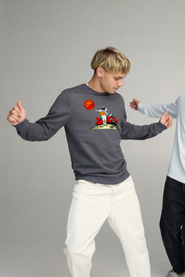 Свитшот мужской BASIC /no flis/