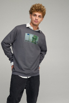 Свитшот мужской OVERSIZE /no flis/