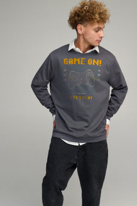 Свитшот мужской OVERSIZE /no flis/