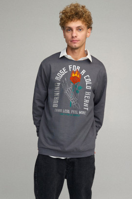 Свитшот мужской OVERSIZE /no flis/