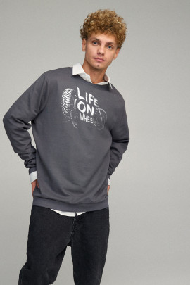 Свитшот мужской OVERSIZE /no flis/