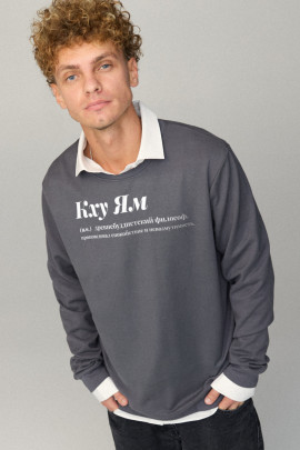 Свитшот мужской OVERSIZE /no flis/