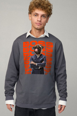 Свитшот мужской OVERSIZE /no flis/