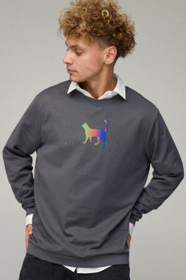 Свитшот мужской OVERSIZE /no flis/