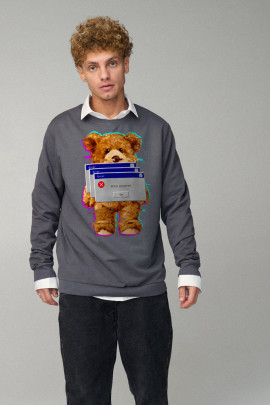 Свитшот мужской OVERSIZE /no flis/