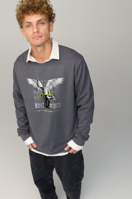 Свитшот мужской OVERSIZE /no flis/