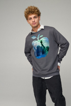 Свитшот мужской OVERSIZE /no flis/