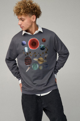 Свитшот мужской OVERSIZE /no flis/