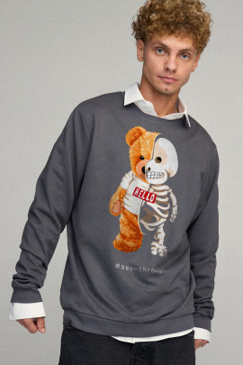 Свитшот мужской OVERSIZE /no flis/