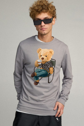 Свитшот мужской BASIC /no flis/