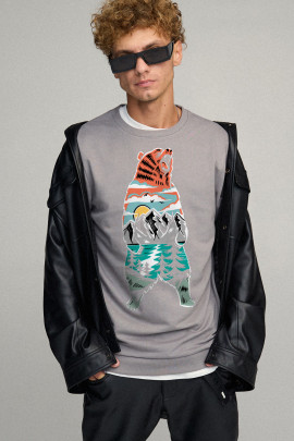 Свитшот мужской BASIC /no flis/