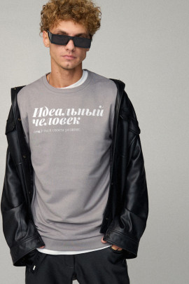 Свитшот мужской BASIC /no flis/