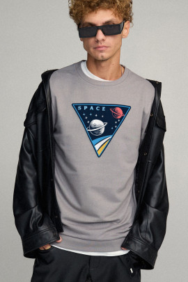 Свитшот мужской BASIC /no flis/