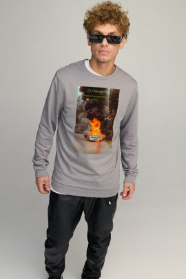 Свитшот мужской BASIC /no flis/