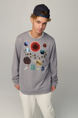 Свитшот мужской OVERSIZE /no flis/