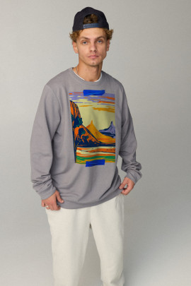 Свитшот мужской OVERSIZE /no flis/