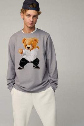 Свитшот мужской OVERSIZE /no flis/