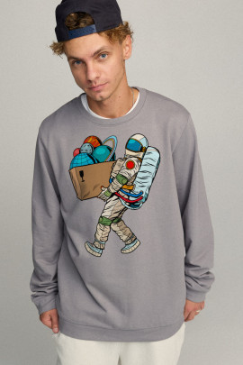 Свитшот мужской OVERSIZE /no flis/