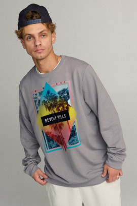 Свитшот мужской OVERSIZE /no flis/