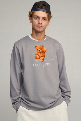 Свитшот мужской OVERSIZE /no flis/