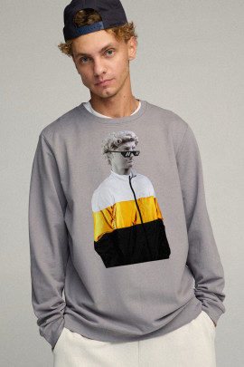 Свитшот мужской OVERSIZE /no flis/
