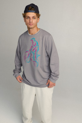 Свитшот мужской OVERSIZE /no flis/