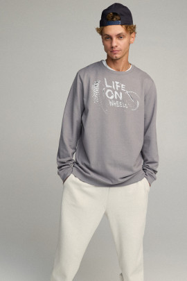 Свитшот мужской OVERSIZE /no flis/