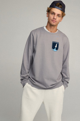 Свитшот мужской OVERSIZE /no flis/