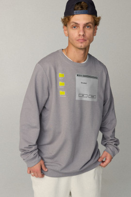 Свитшот мужской OVERSIZE /no flis/