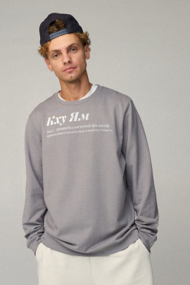 Світшот чоловічий OVERSIZE /no flis/