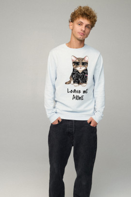 Світшот чоловічий BASIC /no flis/