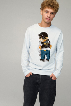 Світшот чоловічий BASIC /no flis/