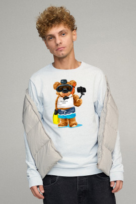 Світшот чоловічий BASIC /no flis/