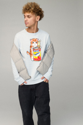 Світшот чоловічий BASIC /no flis/