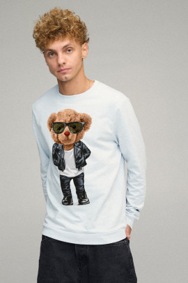 Світшот чоловічий BASIC /no flis/