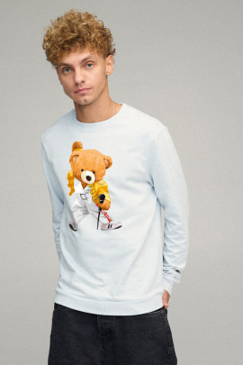 Світшот чоловічий BASIC /no flis/