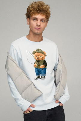 Світшот чоловічий BASIC /no flis/