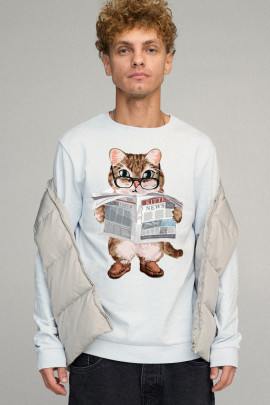 Світшот чоловічий BASIC /no flis/