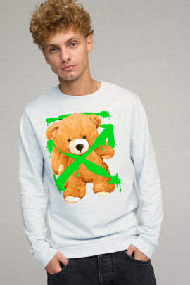 Світшот чоловічий BASIC /no flis/