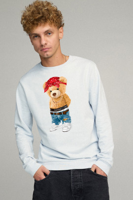 Світшот чоловічий BASIC /no flis/