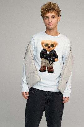 Світшот чоловічий BASIC /no flis/